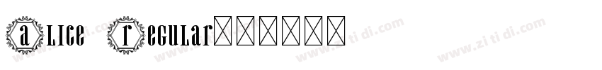 Alice Regular字体字体转换 Alice Regular字体字体转换
